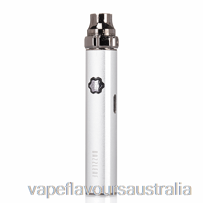 Vape Nicotine Australia DAZZLEAF SQUARii Top Twist 510 Battery Silver